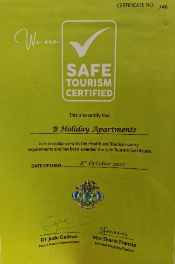 B Holiday Apartments Vịnh Beau Vallon Ngoại thất bức ảnh